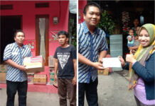 Penyaluran Bantuan Banjir SD Sekolah Islam Tugasku