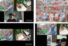 Mencoba Teknik Acrylic Pouring Di Museum MoJa