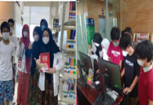 Peluncuran Buku Karya Siswa dan Kunjungan Perpustakaan