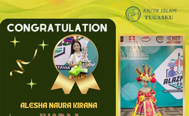 ALESHA NAURA KIRANA JUARA 1 FASHION SHOW
